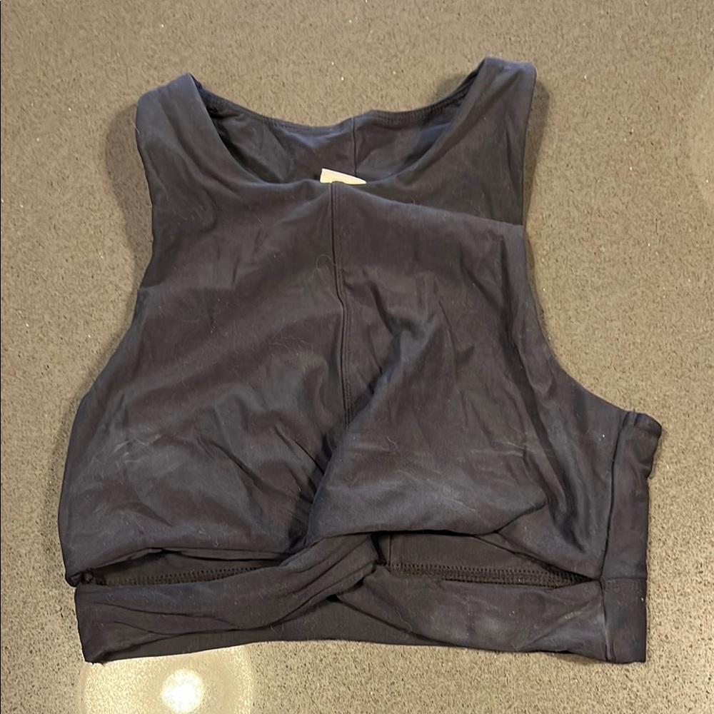 Like NEW- Spiritual gangster - Women's Black Sleeveless Top/bra. Size Small